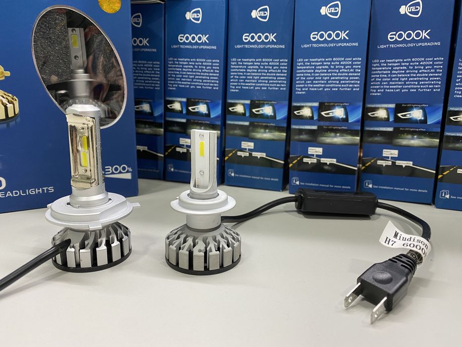 Kit led H7 H1 H3 H4 H8 H11 H13 Hb3 HB4 outros 72w