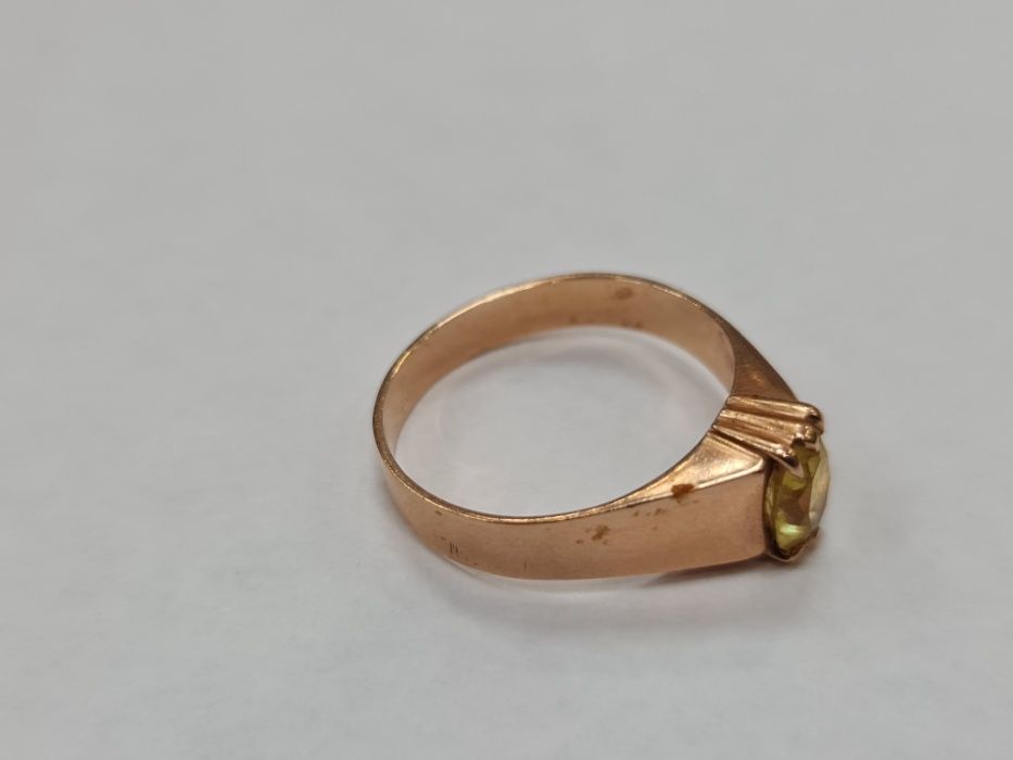 II poł. XX wieku! Złoty sygnet/ Radzieckie 583/ 4.05 gram/ R25