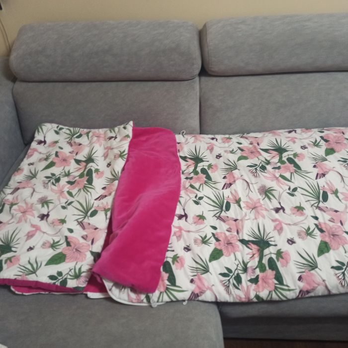 Śpiworek przedszkolaka + podusia, 100% bawełna, stan bardzo dobry