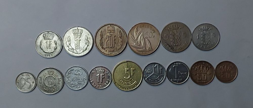 Набір монет Люксембург та Бельгія