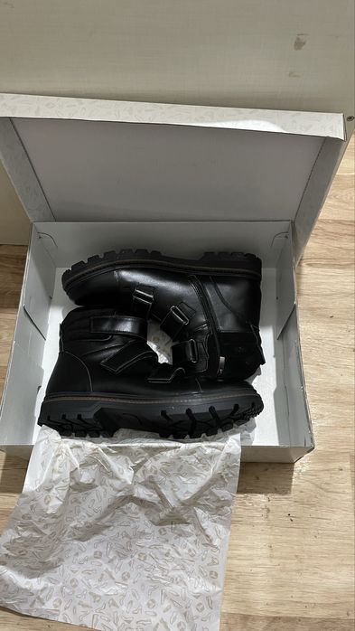 Шкіряні чоловічі зимові черевики