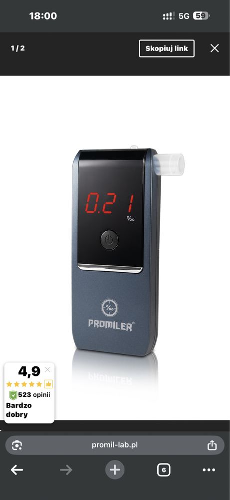 Alkomat promiler al-8000