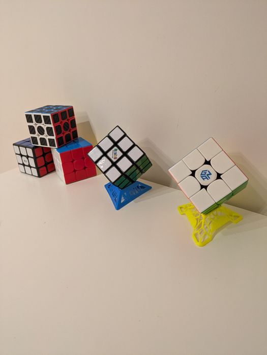 5 Kostek Rubika w tym dwie oryginalne firmy GAN i Rubik