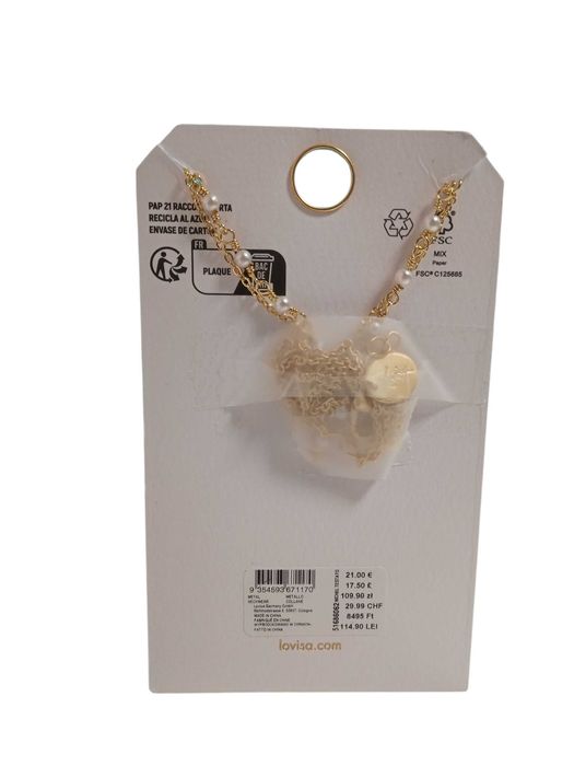 zestaw biżuterii Lovisa kolczyki + naszyjnik