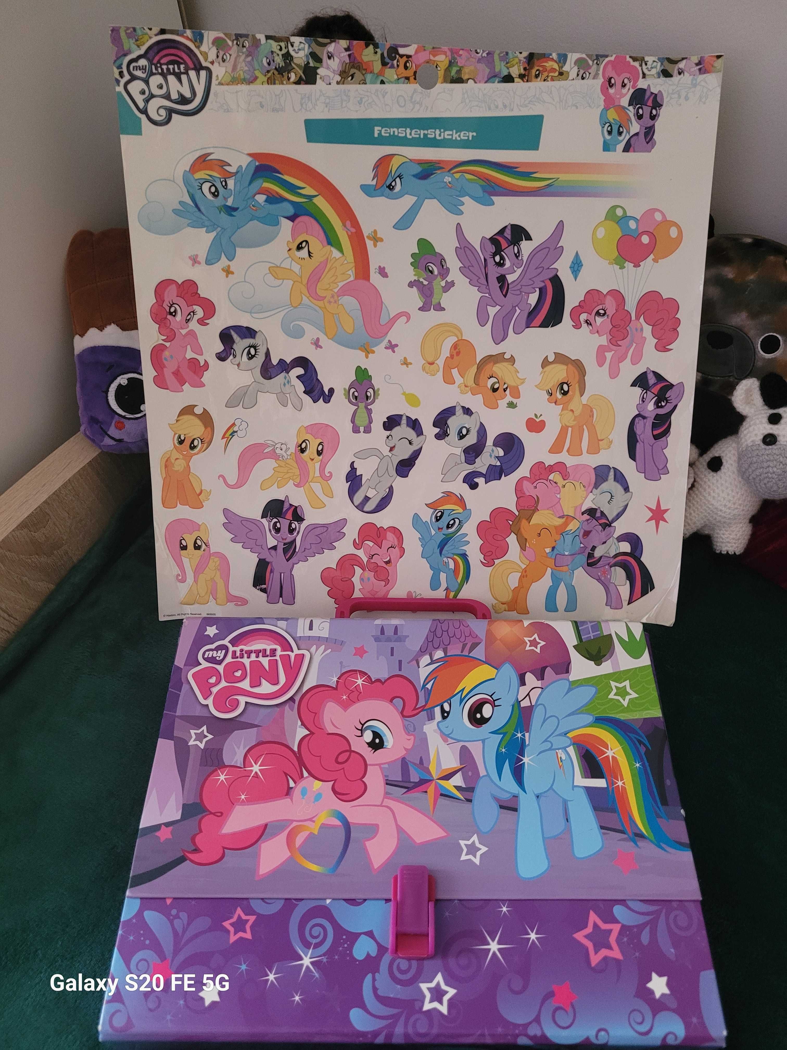 My little pony: kucyki, książka, naklejki, pieczątki, plakat, domki