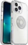 Otterbox Symmetry popsokets iPhone 13 Pro etui bezbarwne mocne uchwyt