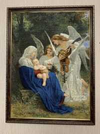 Картина, вишивка хрестиком «Пісня ангелів» 62х82 (50% на ЗСУ)
