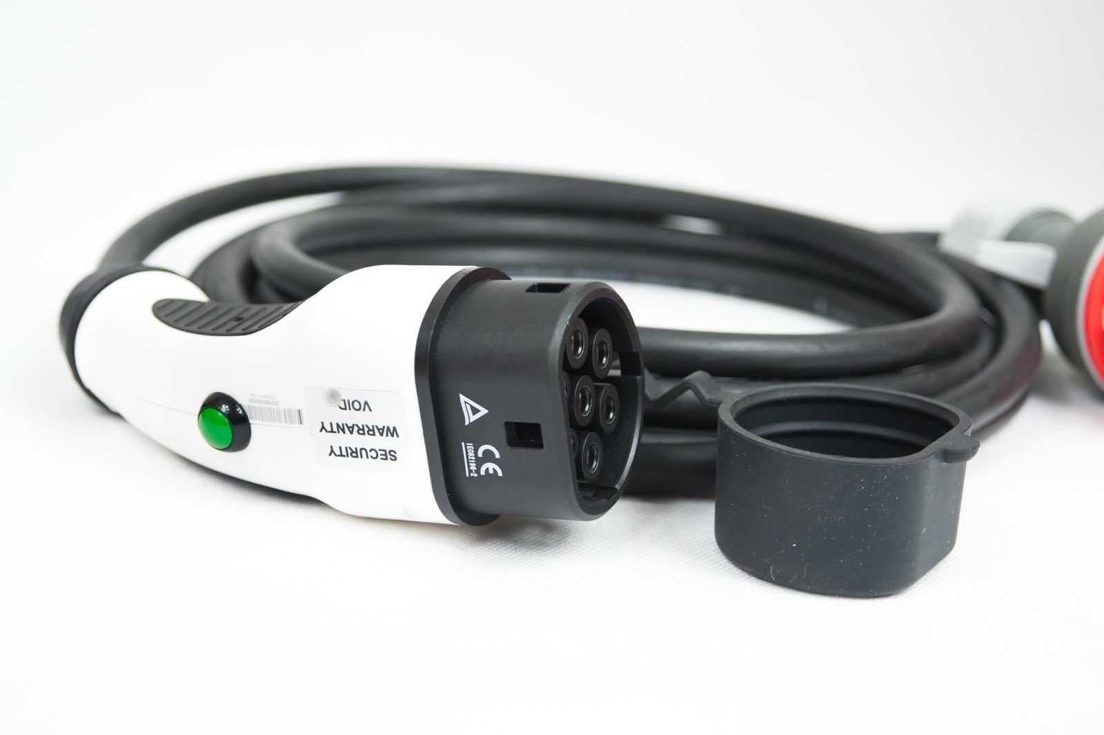 Polski kabel do ładowania aut elektrycznych 3 fazy 5M 32A  CHARGING EV