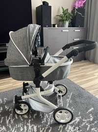 Wózek dla lalek Bayer Chic Jeans Grey