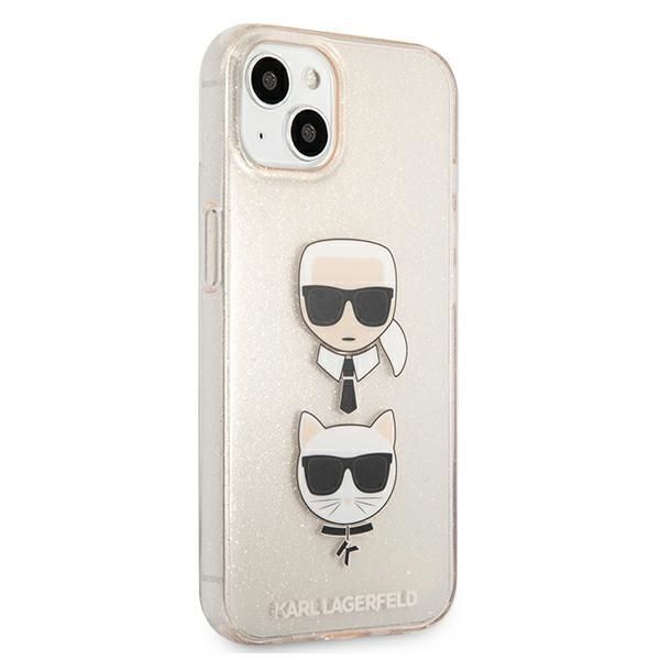 Etui Karl Lagerfeld iPhone 13 Mini 5,4" Złoty/Gold Glitter