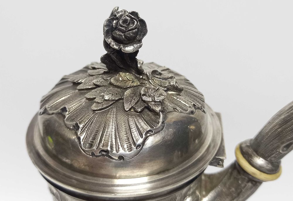 Dzbanek, srebro 925, Paryż Henri Lapeyre, XIX w.