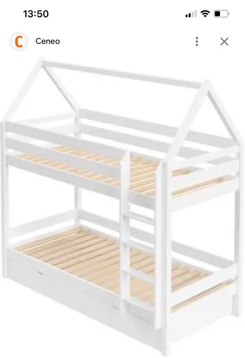 Łóżko piętrowe domek Pawel i Gaweł