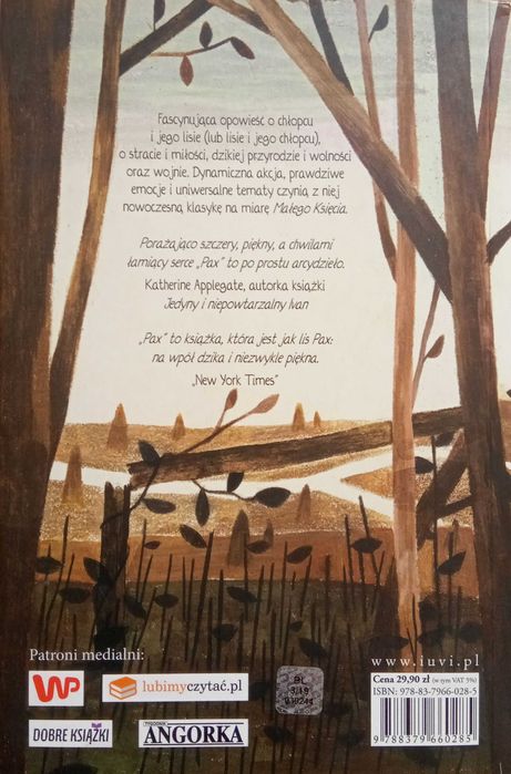 Książka PAX Sara Pennypacker