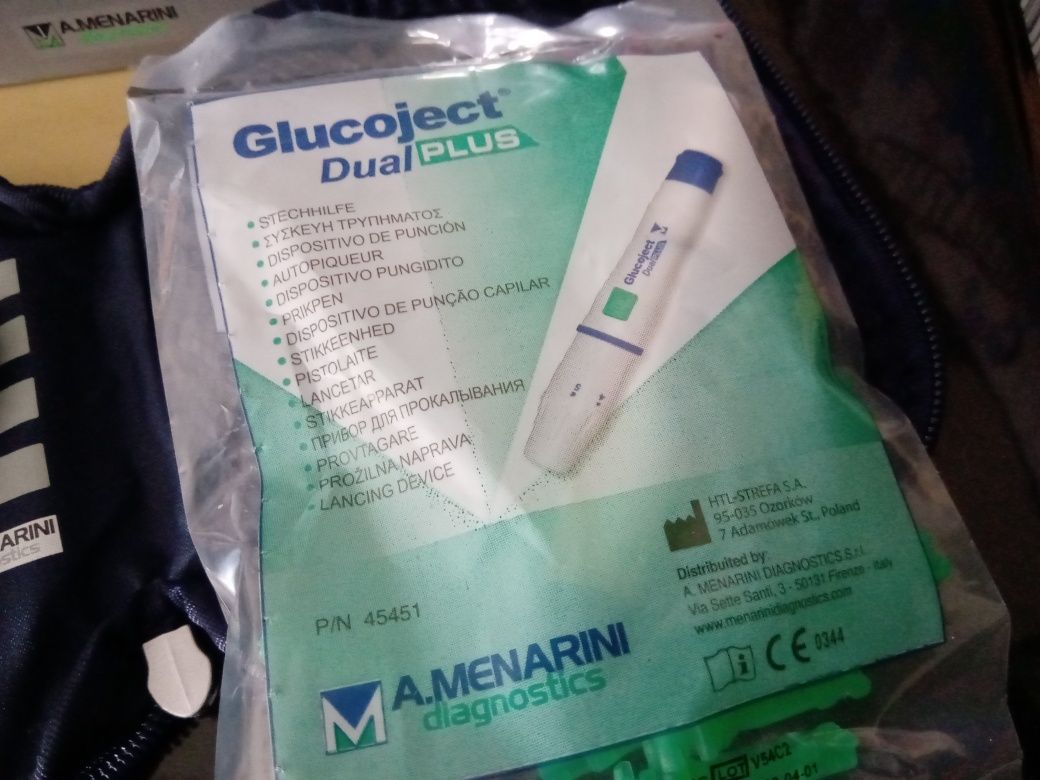 Medidor glicemia para gestão da diabetes caneta de colheita de sangue