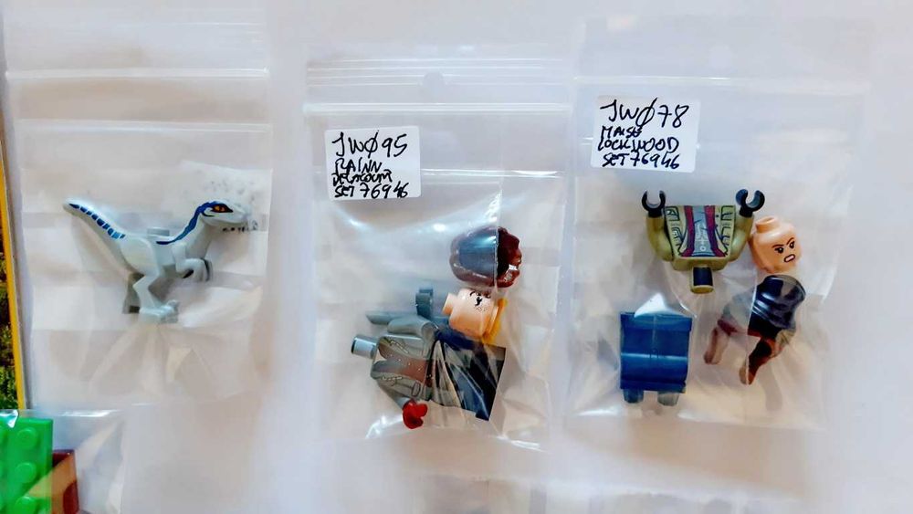 Lego Jurassic World 76946 Blue & Beta Velociraptor Cap semi montado