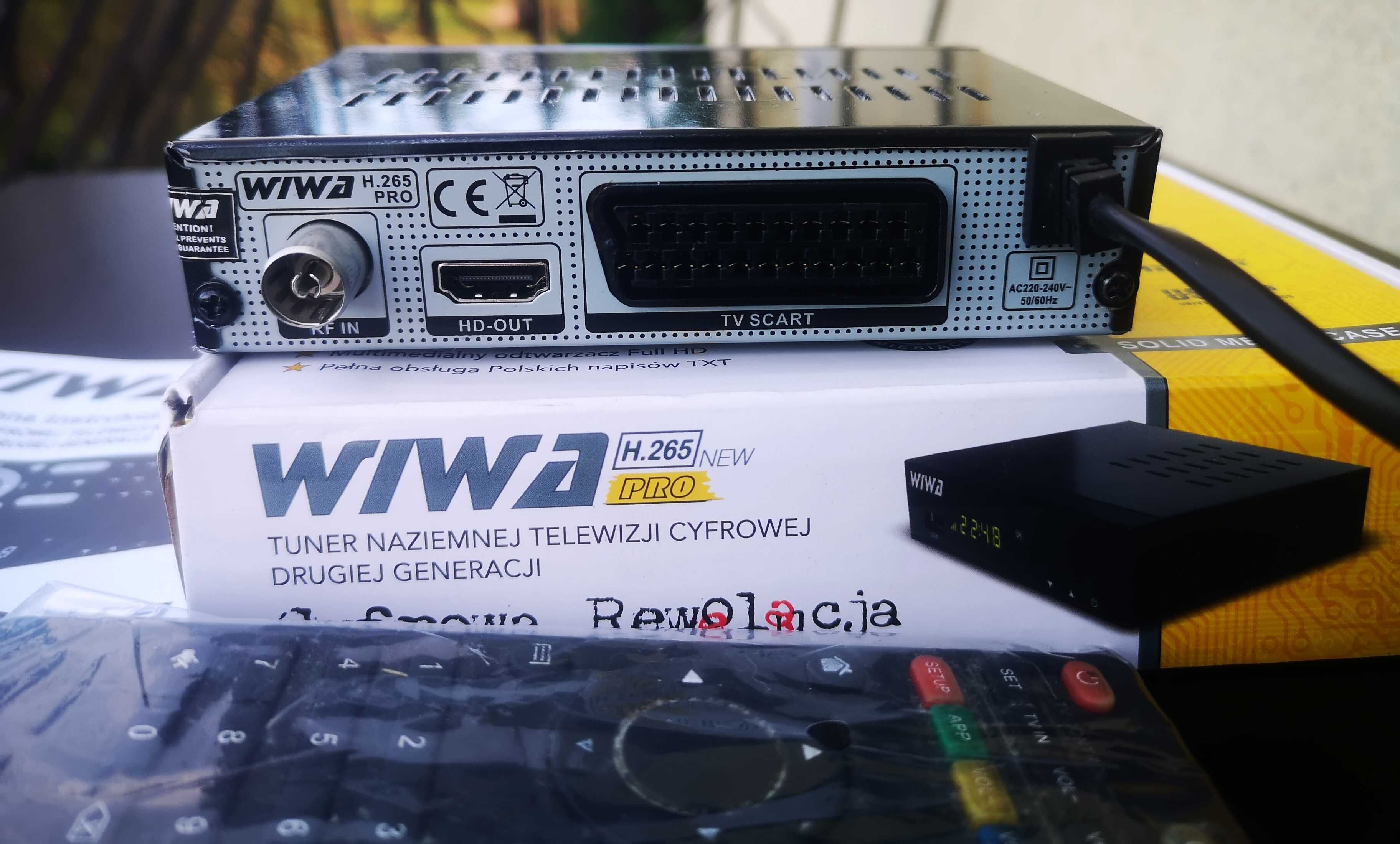 Tuner DVB-T2 WIWA USB hdmi Pvr H265 DEKODER TV