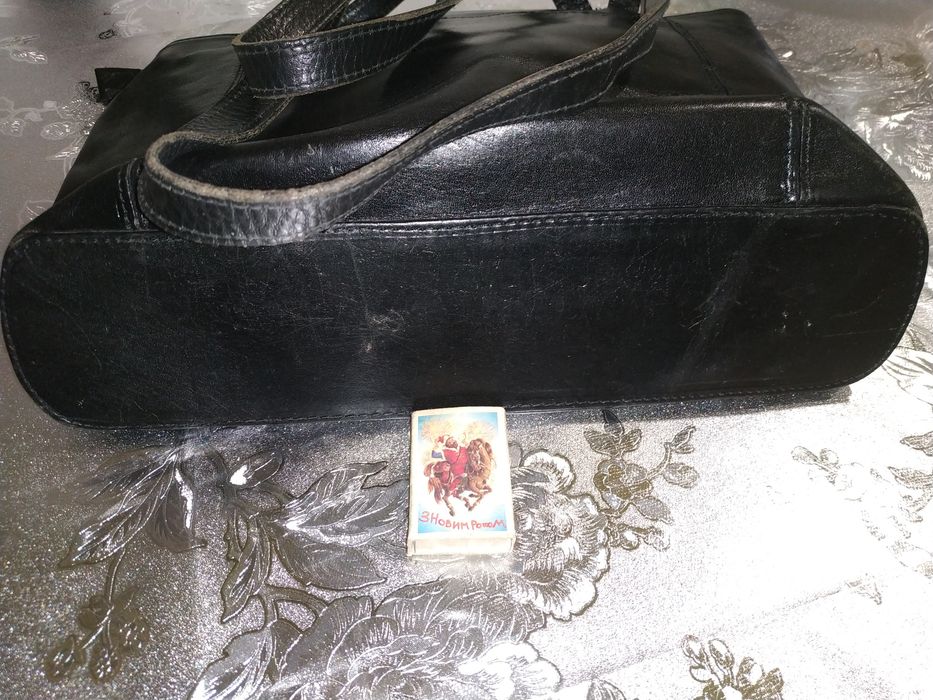 Сумка женская бу. Кожа.