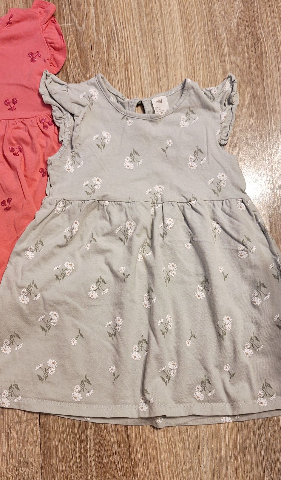 Letnie sukienki H&M r.92, 2 szt.