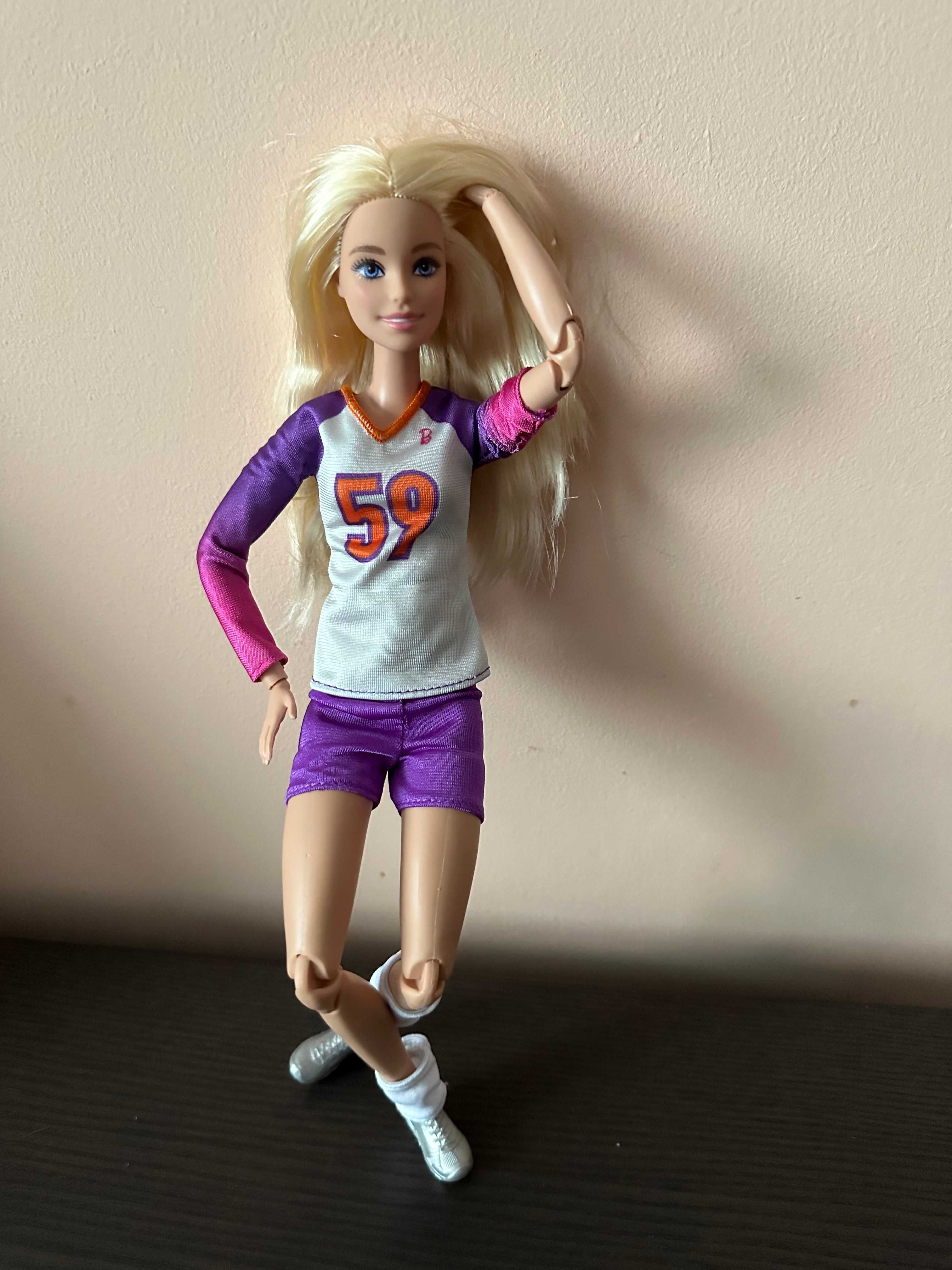 Barbie siatkarka made to move m2m HKT72 Nowa lalka Mattel
