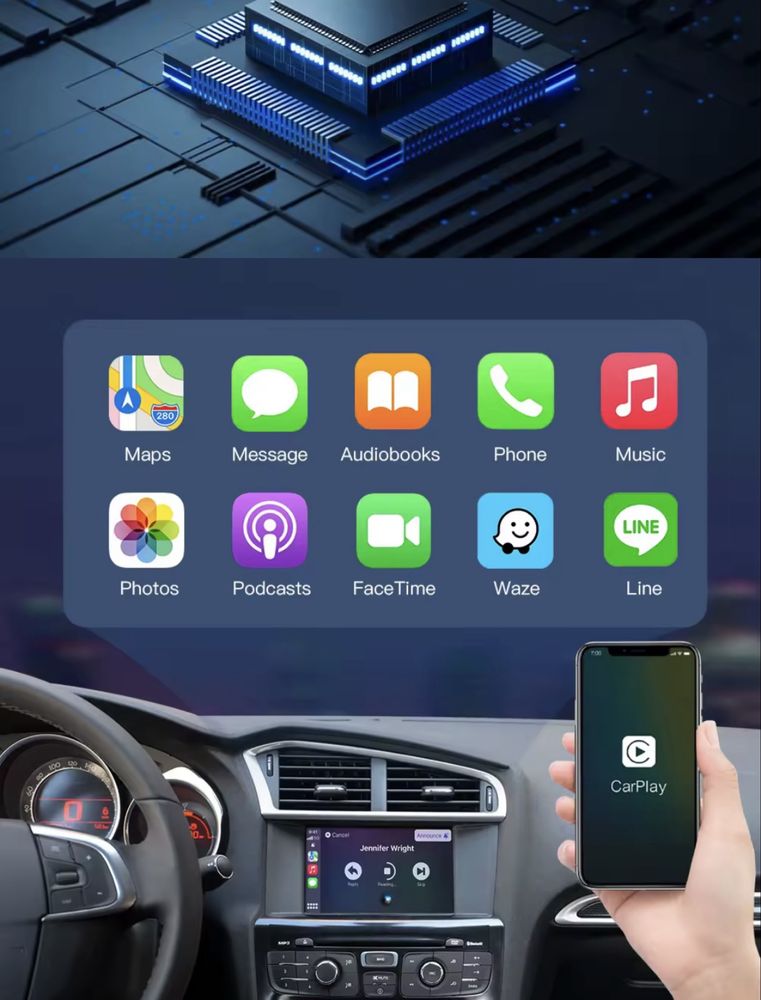 Modulo carplay peugeot 508
