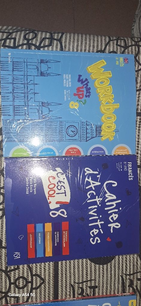 Livros de atividades escolares 8° ano