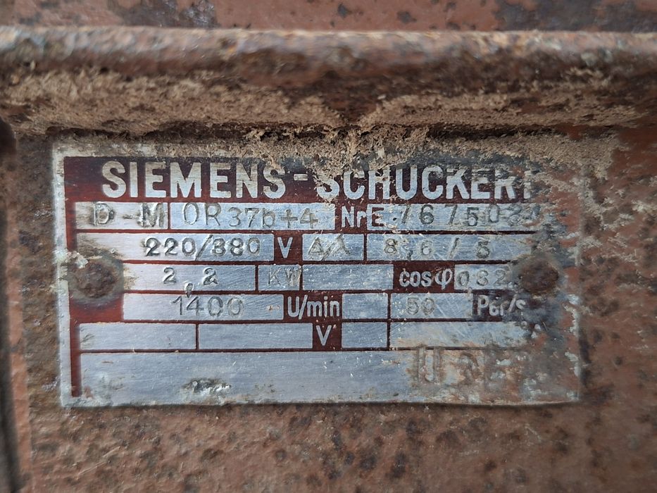 NIEMIECKA KRAJZEGA trajzega piła silnik siemens 2.2kw 380v