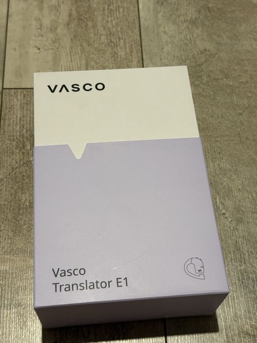 Vasco Translator E1 słuchawki tłumaczące, stan idealny, raz użyte