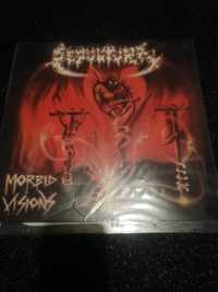 Iron maiden e Sepultura morbid visions vinil cogumelo Records