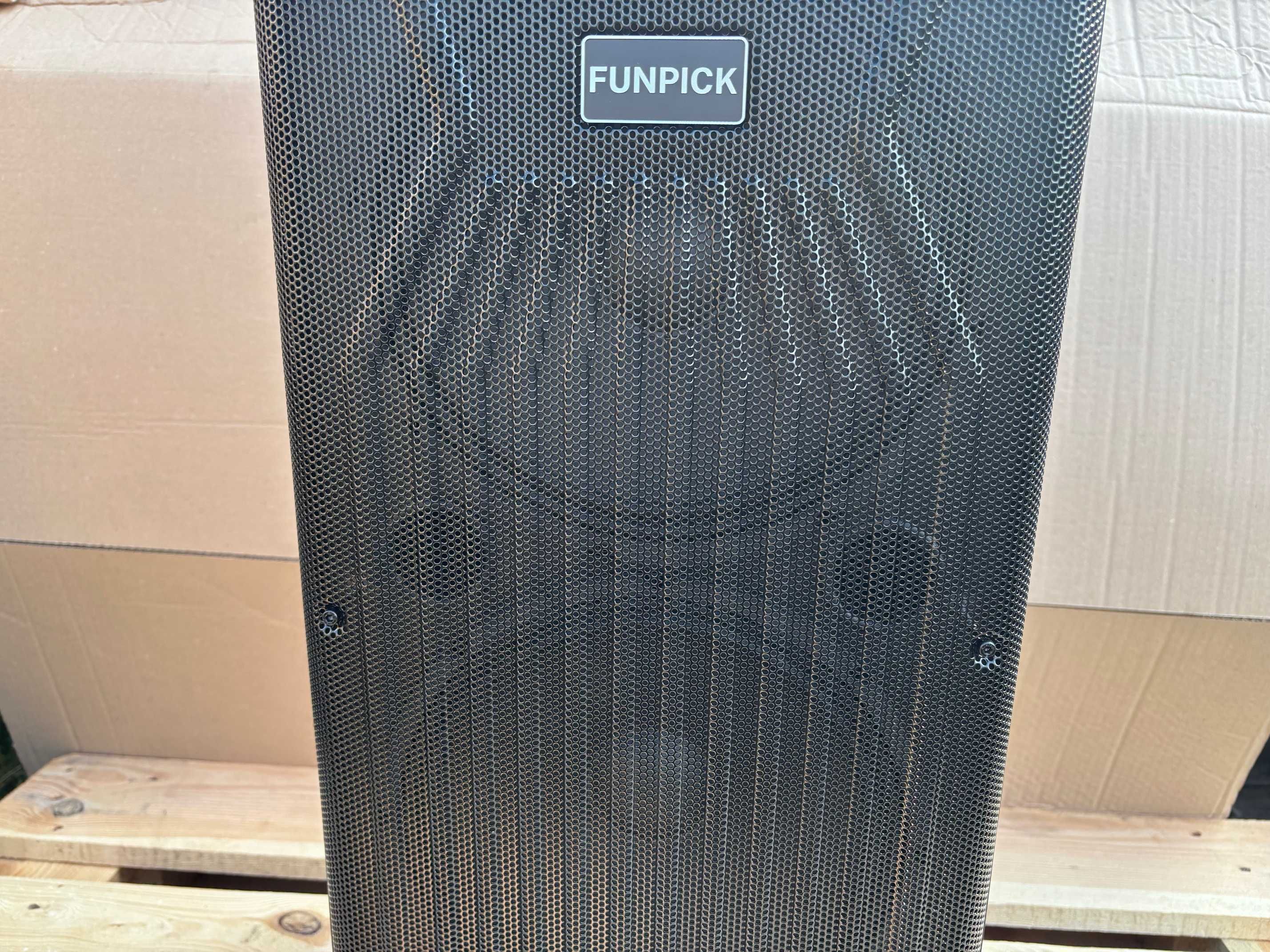 Głośnik Bluetooth GEYGUY Funpick FTSK210-1 80W KARAOKE 2 Mikrofony