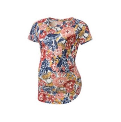 T-shirt ciążowy ESMERA®️ r.M w kwiaty