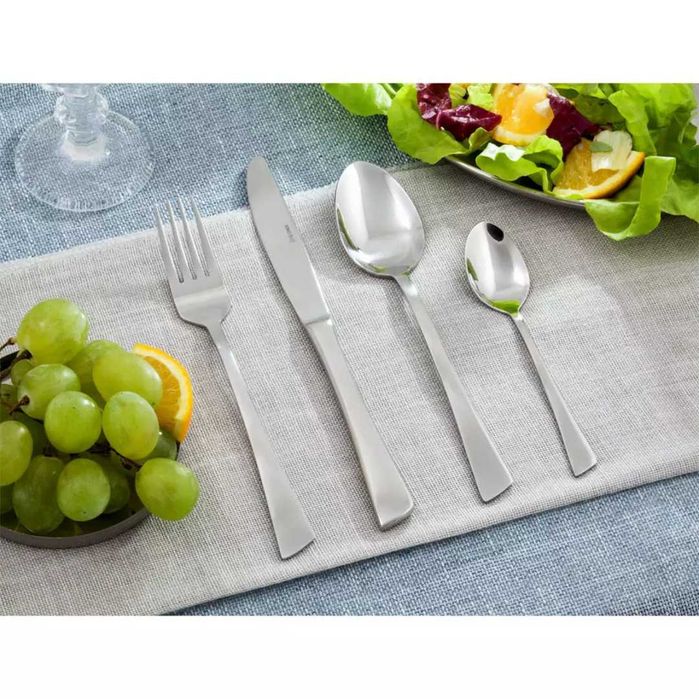 Łyżka obiadowa 6 szt Kinghoff połysk łyżki sztućce do zupy nierdzewna