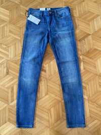 Spodnie rurki jeansowe Lee W28 L33 damskie jasne