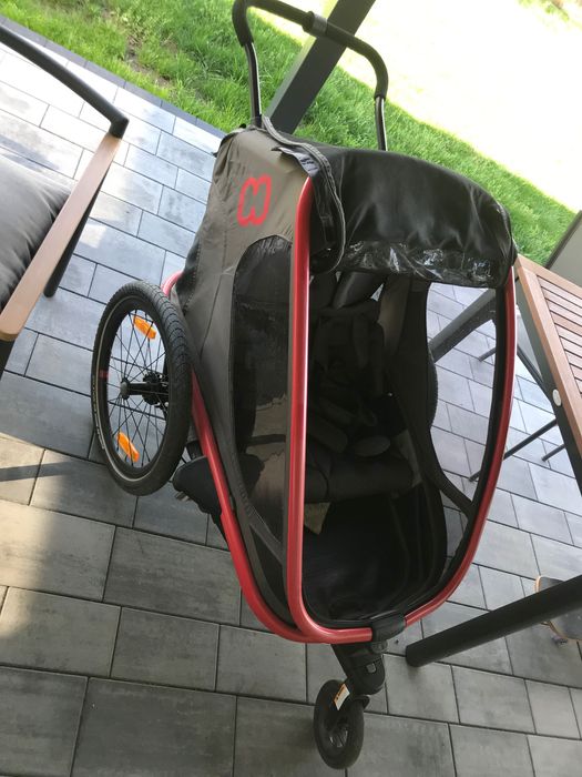 Przyczepka dziecięca Hamax Outback Twin czerwona