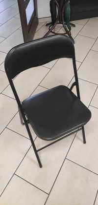 Krzesła JYSK biurowe / dla publiczności składane czarne
