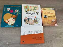 Conjunto de 4 livros infantis - como novos