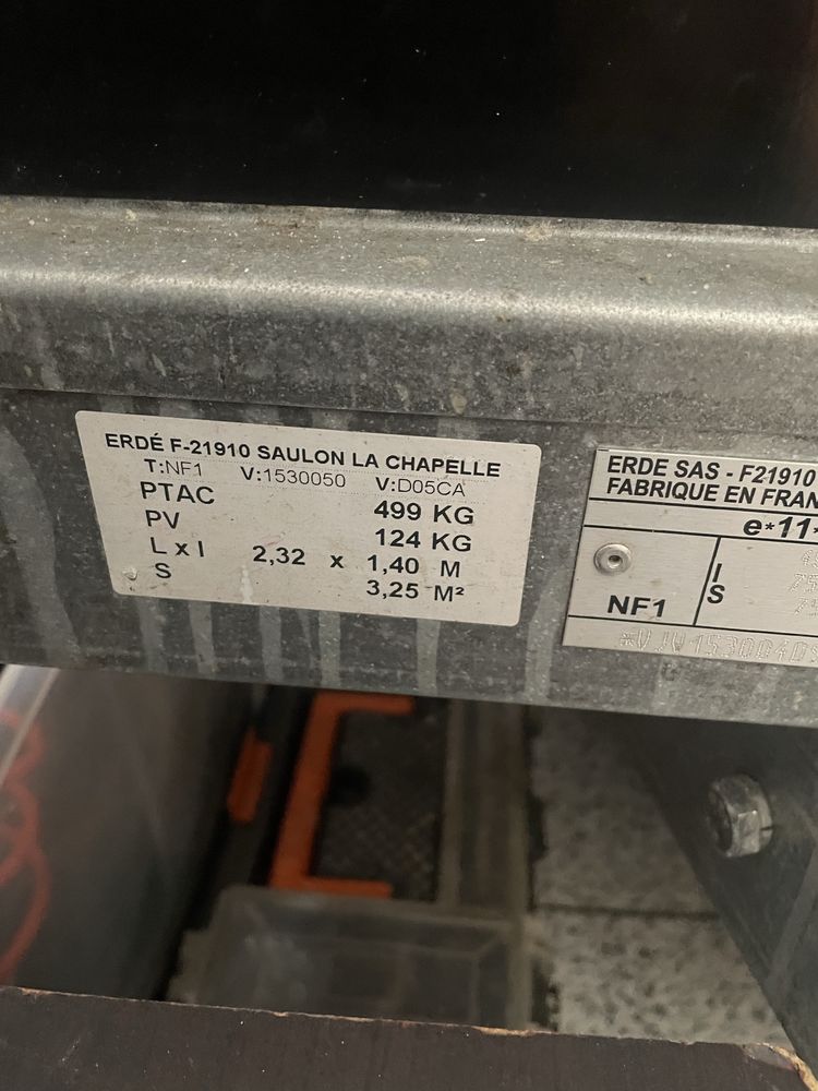Reboque para carga 500kg