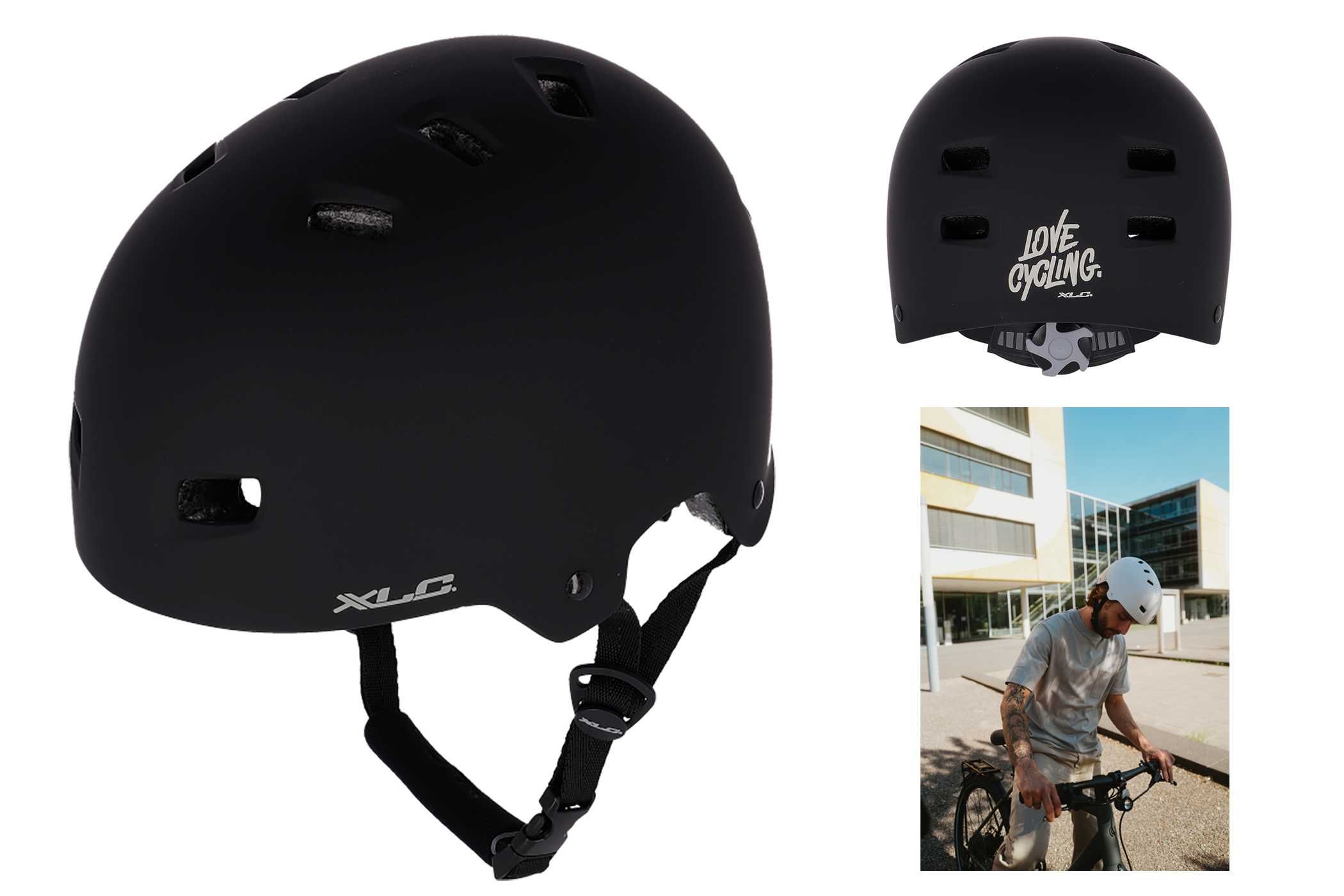 Kask XLC skate kask orzech orzeszek skate BMX rolki S/M L/XL