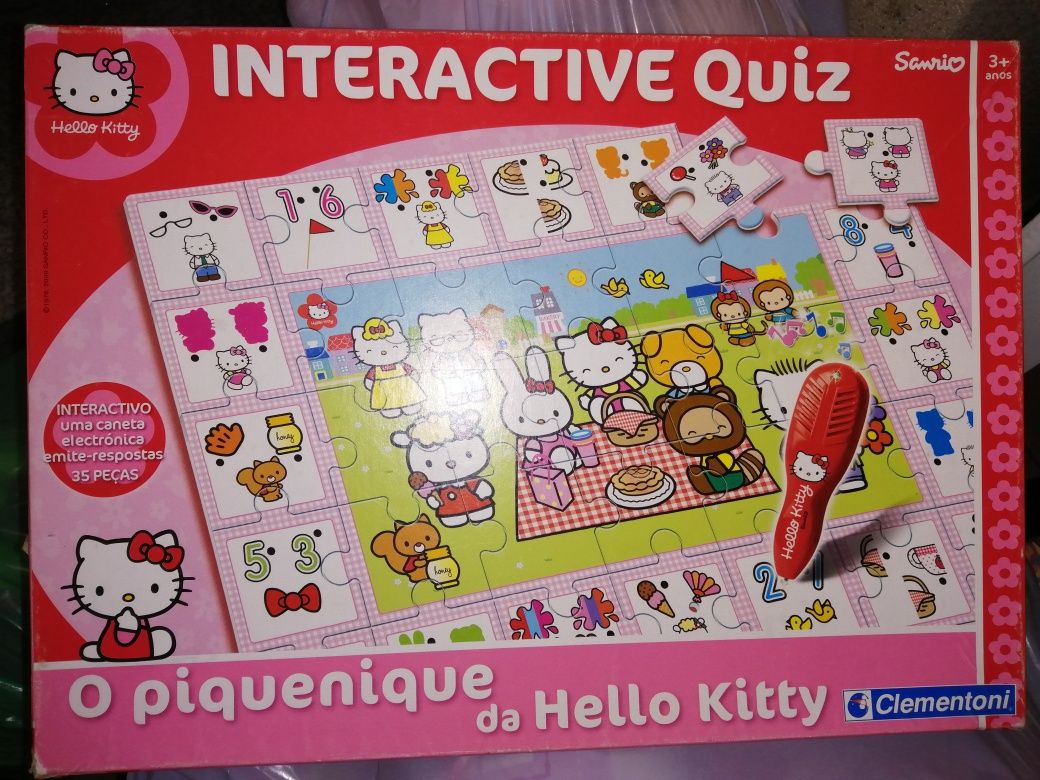 Jogo e Puzzle interativo Hello Kitty