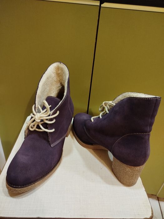 Женские теплые ботинки