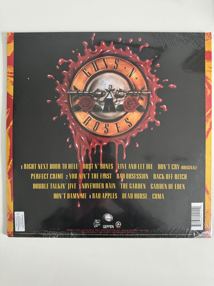 Guns N’ Roses Use Yor Illusions I winyl 2 LP
