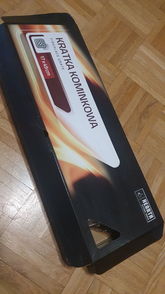 Kratka kominkowa biała 17 x 49