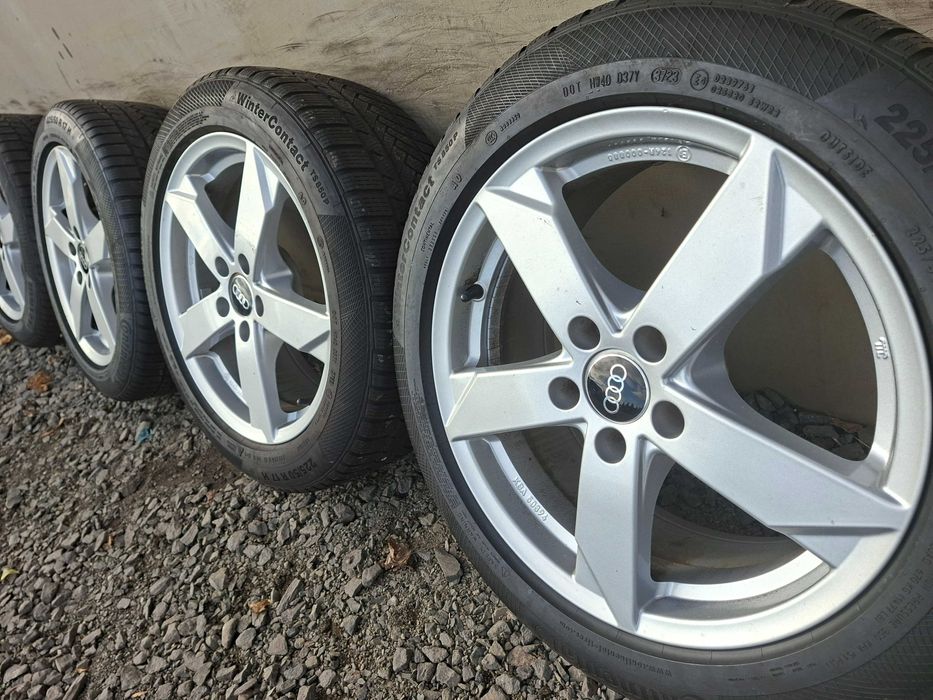 [K105] KOŁA ZIMOWE,ALUFELGI 17'' 5x112 AUDI A4 B8,B9,A6 C6+225/50.