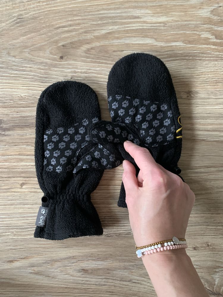 rękawiczki polarowe z jednym palcem  Jack Wolfskin rozm 128