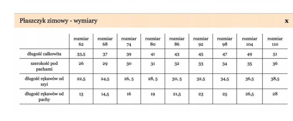 Płaszczyk  w kolorze jasnego różu z futerkiem rozmiar 68