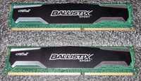 Ram ddr3 Crucial Ballistix sport 8GB 2x4Gb 1600MHz cl9