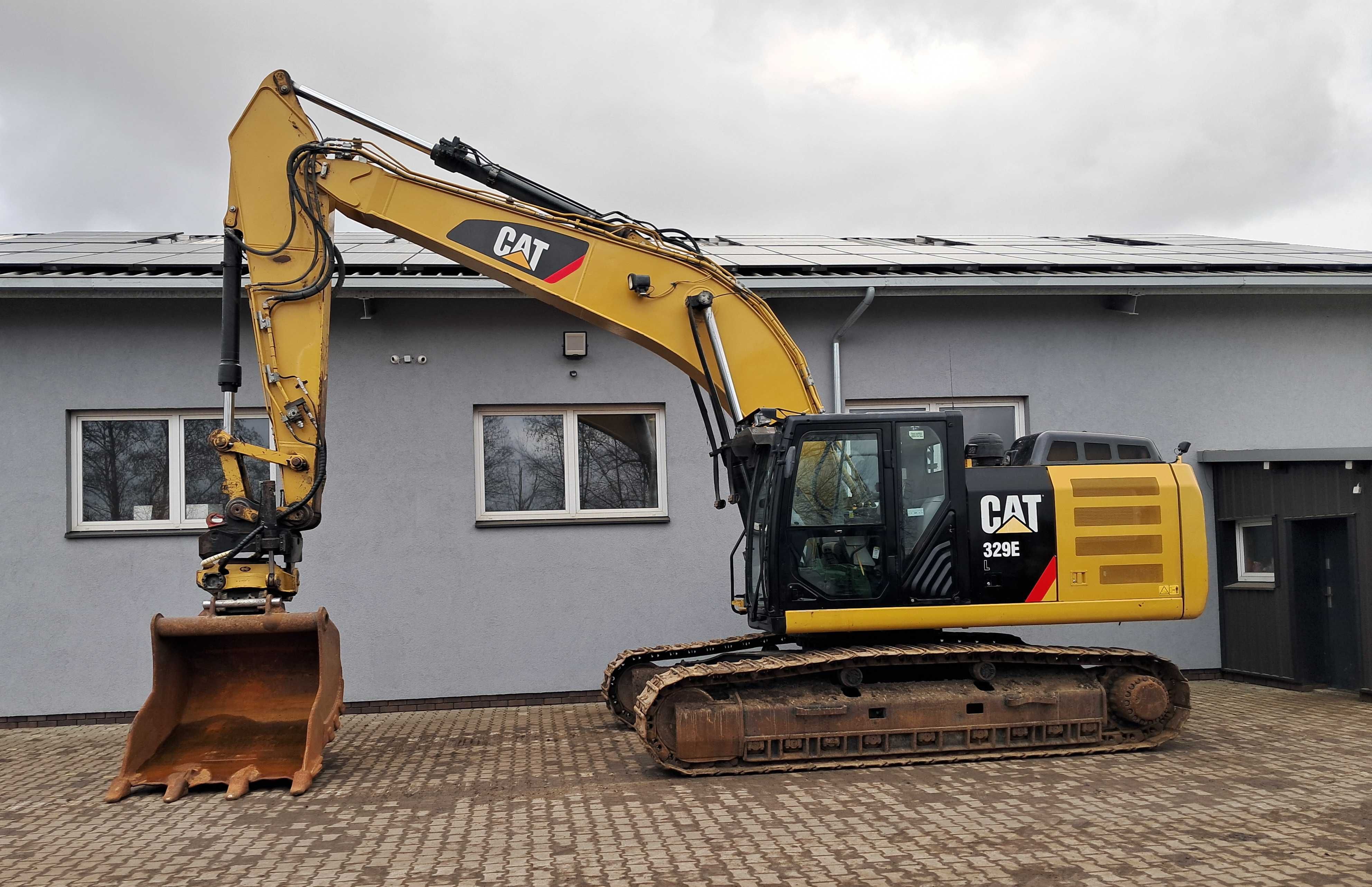 CATERPILLAR 329 EL Oryginał Rototilt ENGCON GPS 3D Centralne Smarowani
