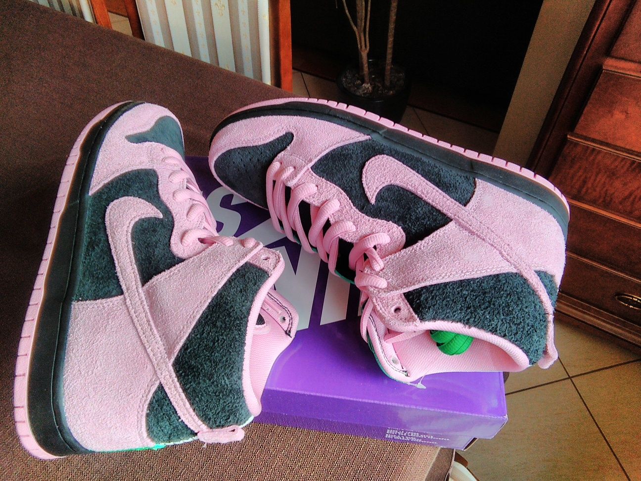 (Eur 43/27,5 cm) Nike SB Dunk High Invert Celtics CU7349,-001 Jordan 1