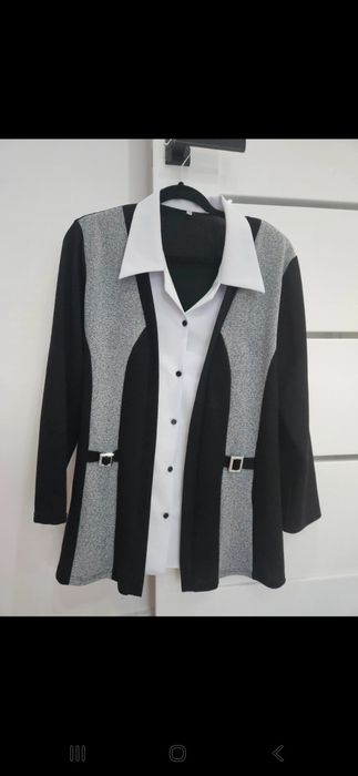 Super koszula sweter elegancka 70% wiskoza  XXXL