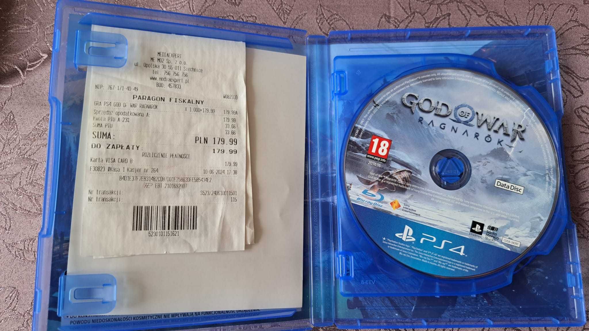God of War Ragnarok PS4 Nowa bez folii