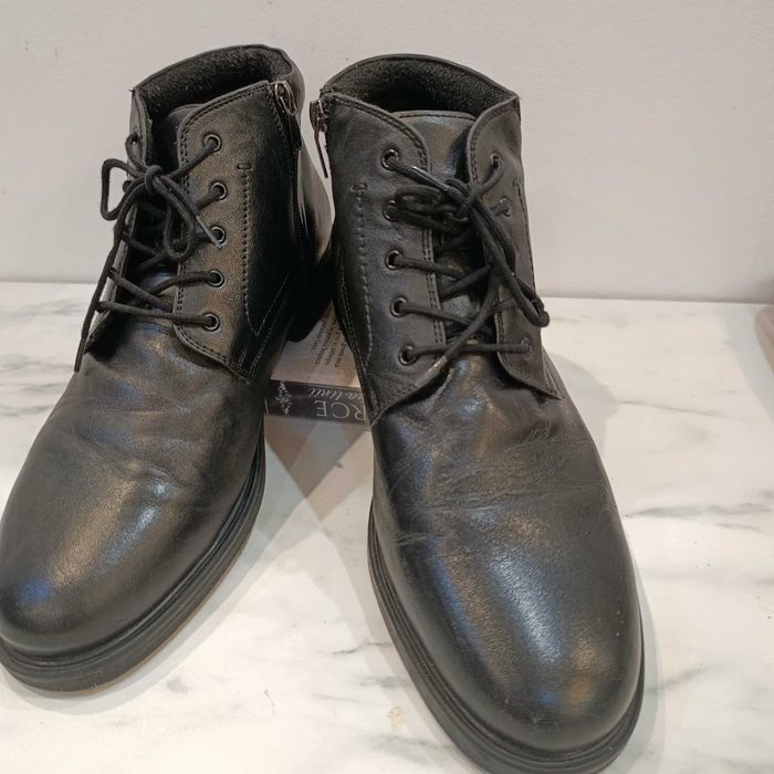 Buty ocieplane skórzane męskie Cesare Cave